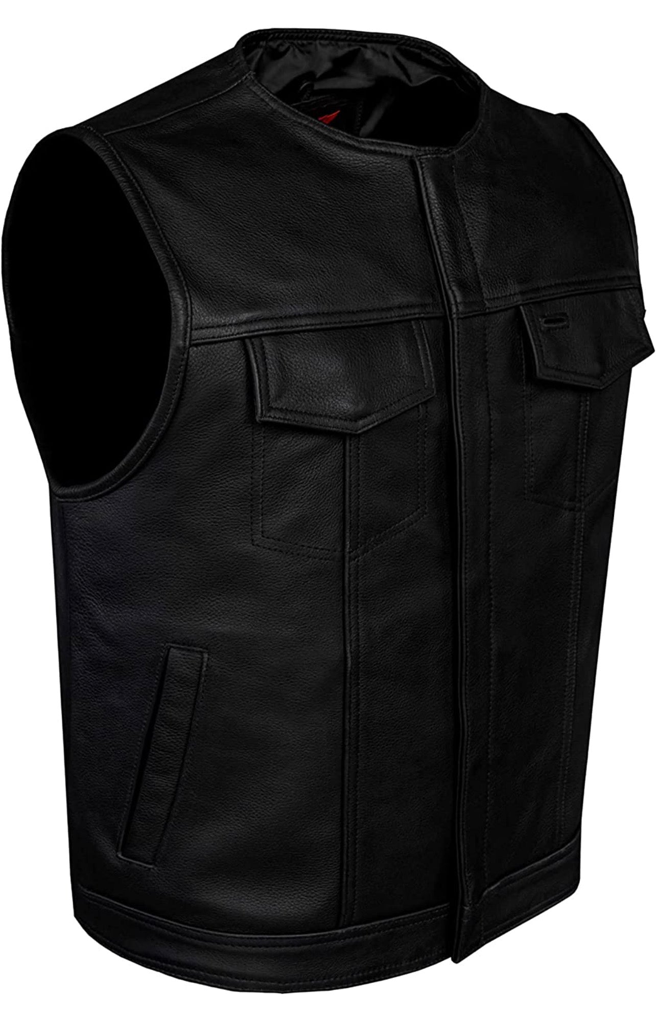 Steadfast Clubstyle Leather Motorcycle Vest - Odin Mfg