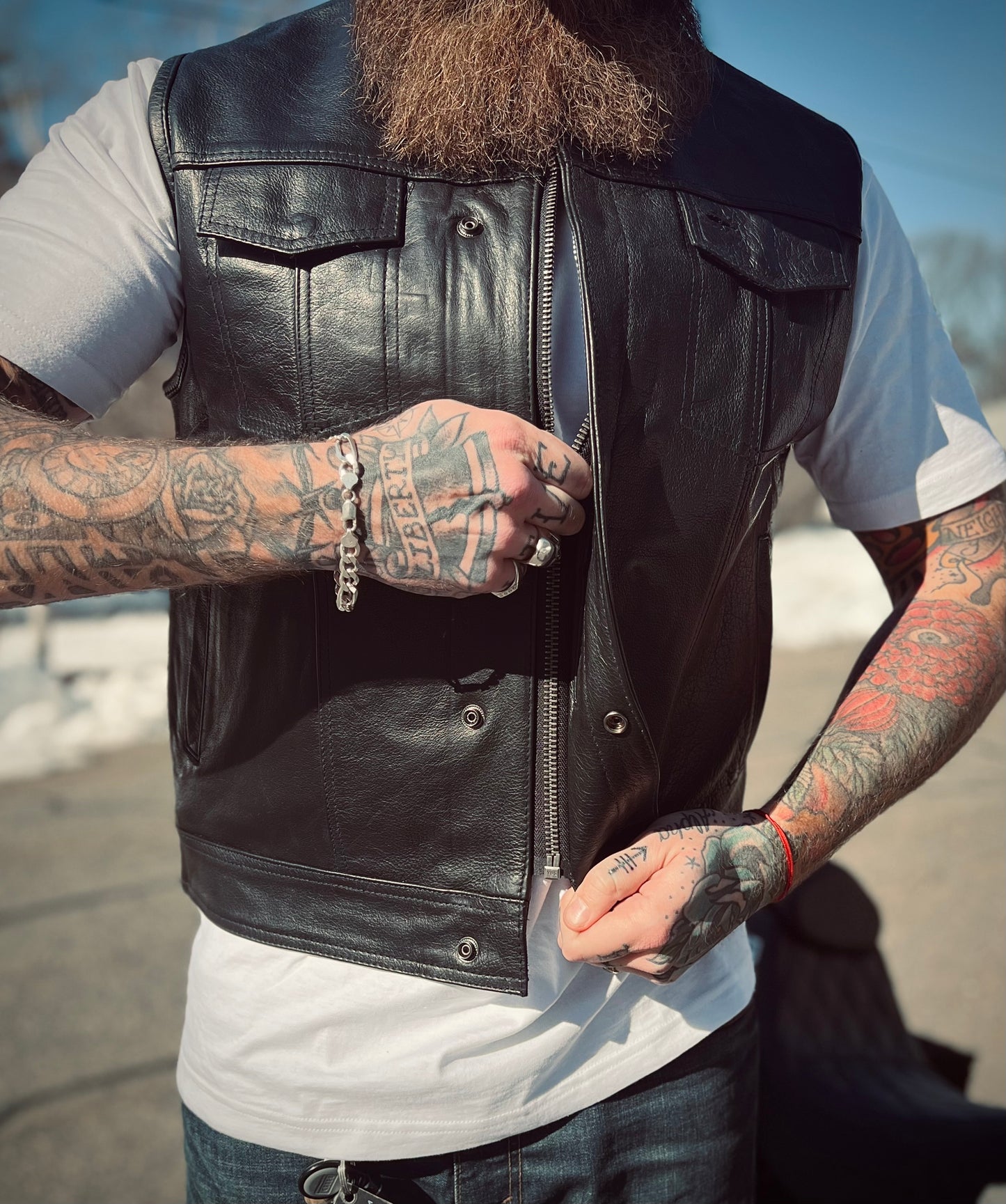 Clubstyle Leather Vest