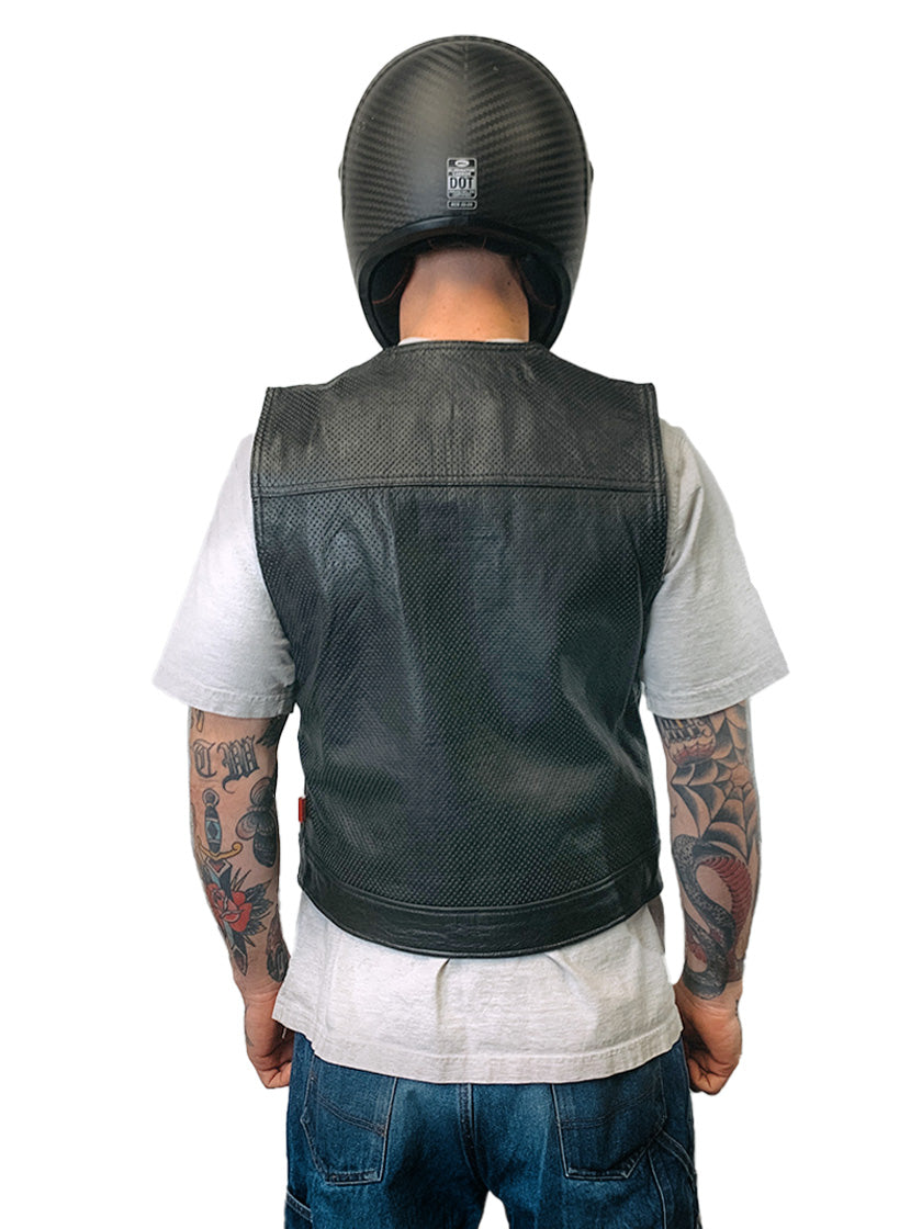 Alliance Vest – Perforated Leather - ODIN